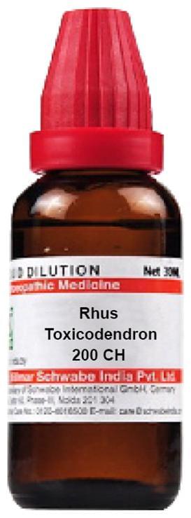 Dr Willmar Schwabe India Rhus Toxicodendron Dilution 200 CH